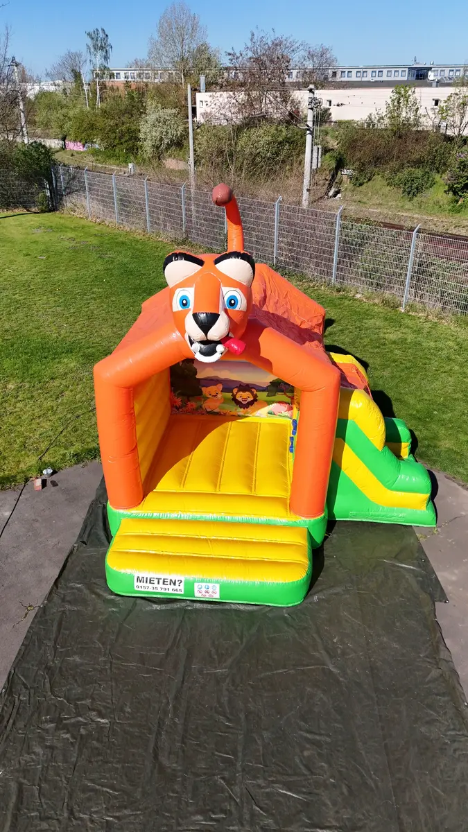 Tiger mit Rutsche von Andre's Hüpfburgverleih