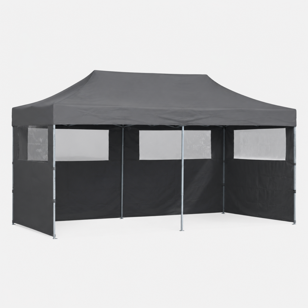 Faltpavillon 3 × 6 m – Anthrazit von Andre's Mietartikelverleih
